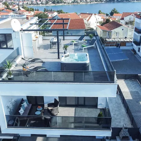 Penthouse Adriatic Blue Apartment Trogir Exterior photo